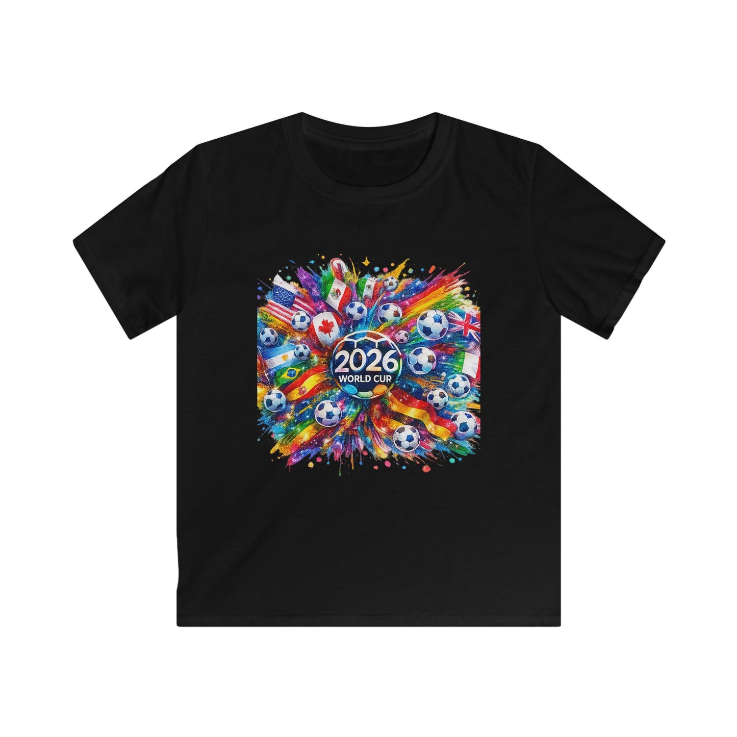 2026  Kids Soccer Fan T-Shirt