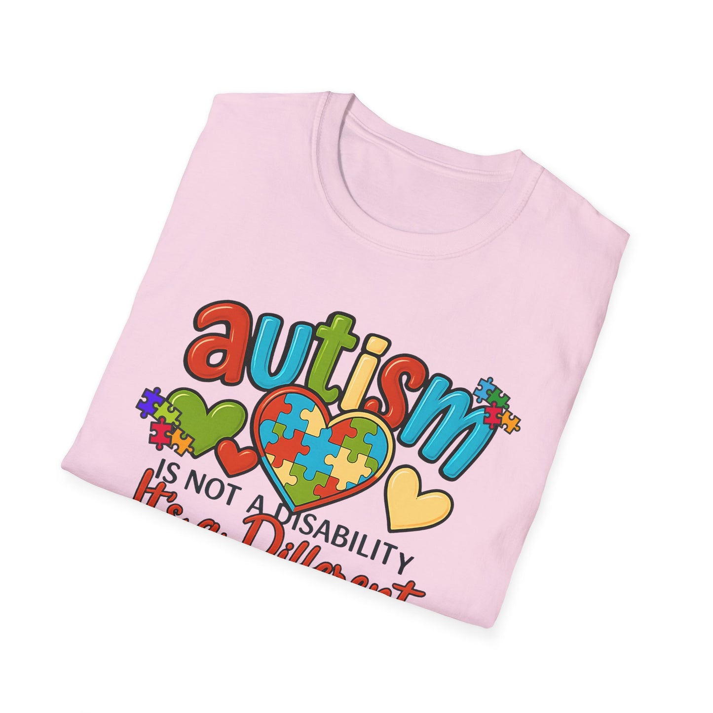 Autism Empowerment T-Shirt – Bold Puzzle Heart Statement