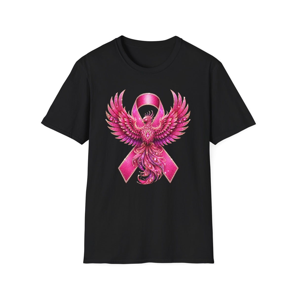 Breast Cancer Awareness Ribbon Phoenix T-Shirt