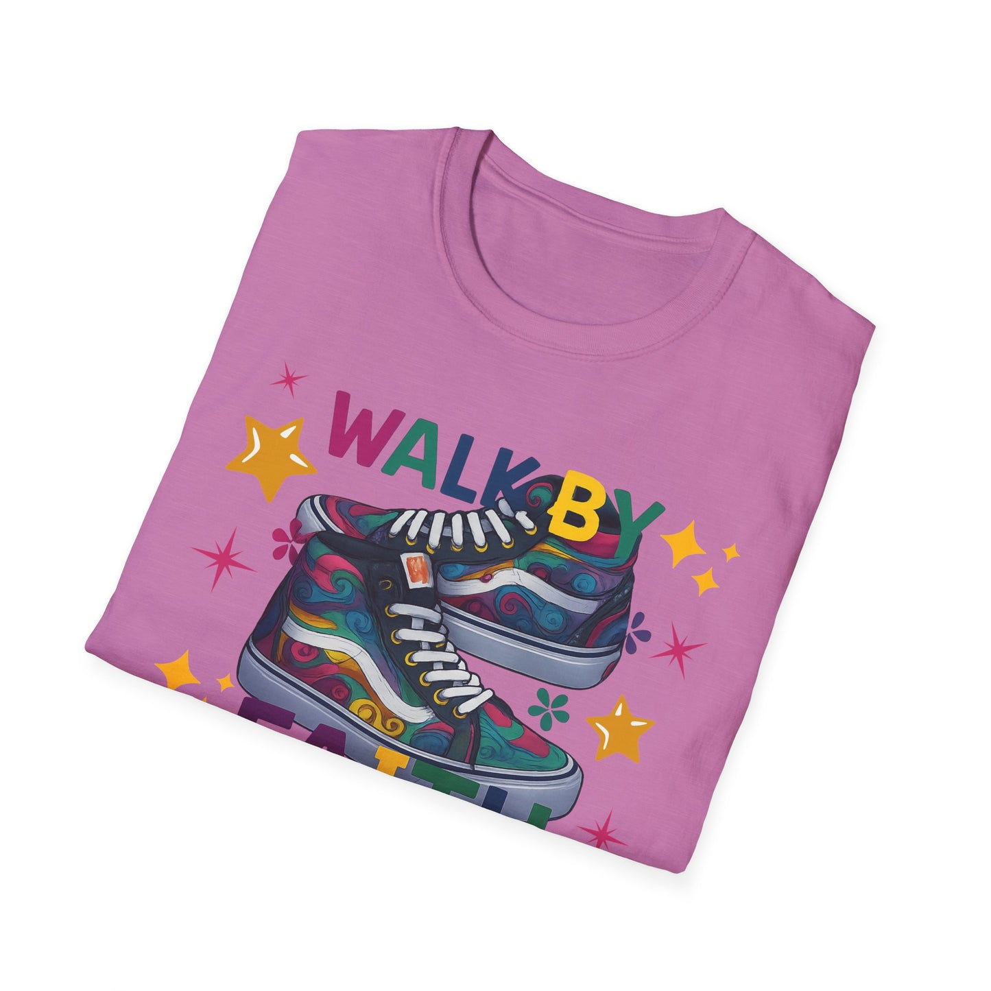 Walk by Faith Graphic T-Shirt | Inspirational Unisex Tee