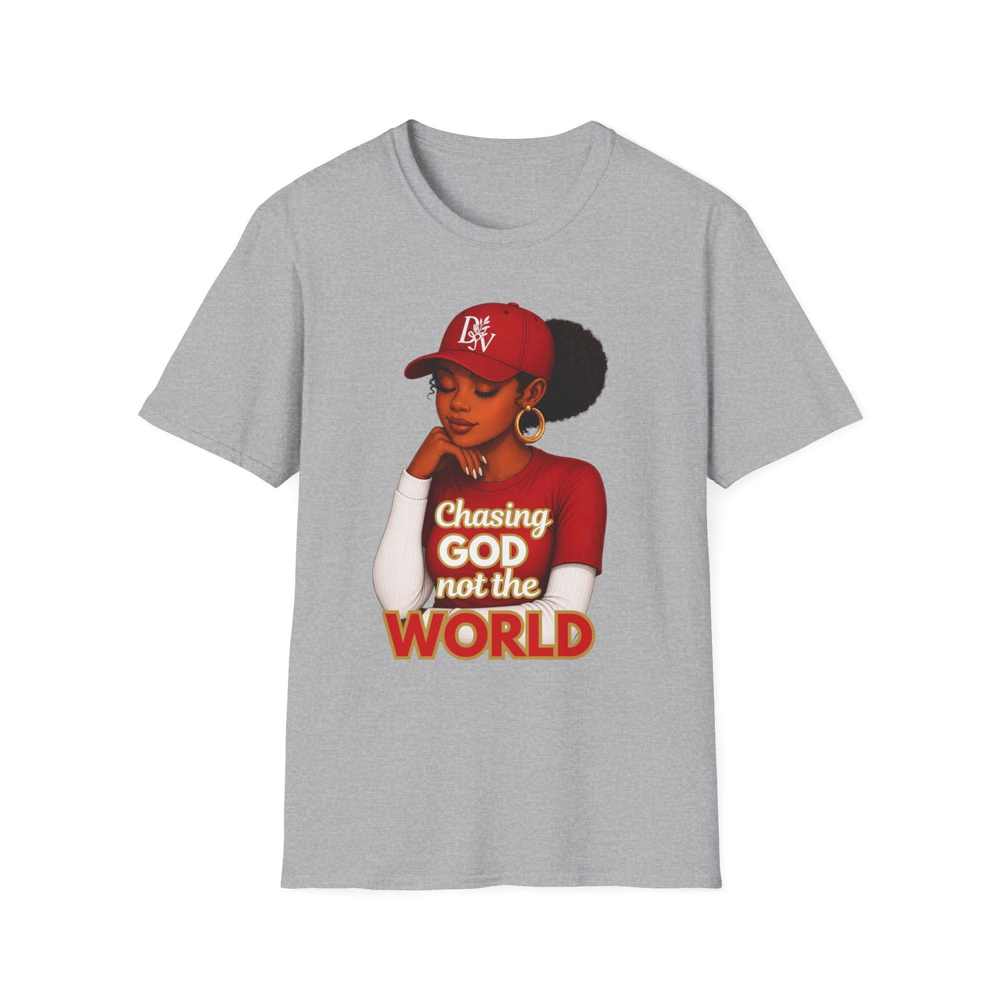 Faith-Based Graphic Tee – Chasing God Not the World
