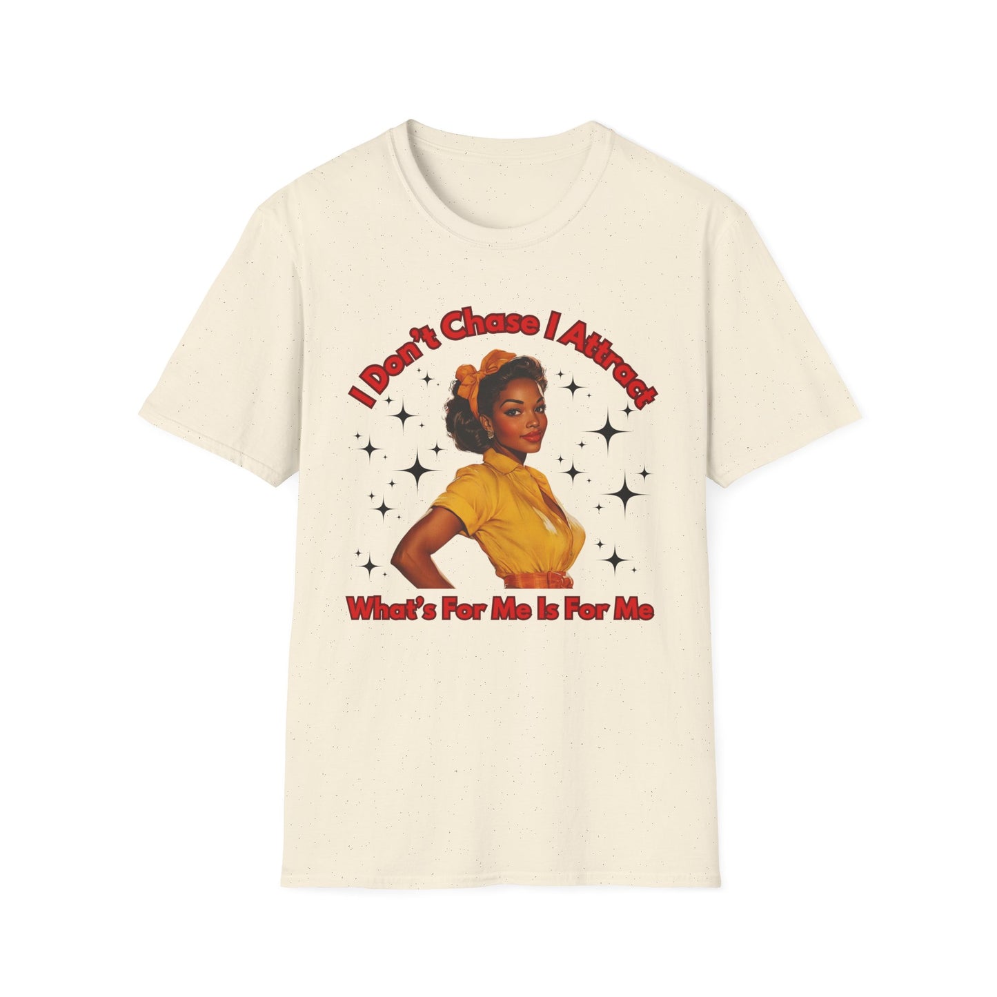 Confident Attraction Retro Tee - Empowering Tee for Confident Individuals