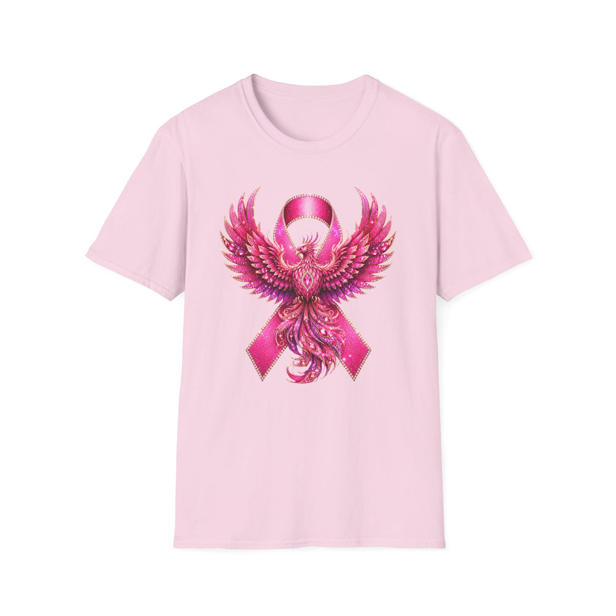 Breast Cancer Awareness Ribbon Phoenix T-Shirt