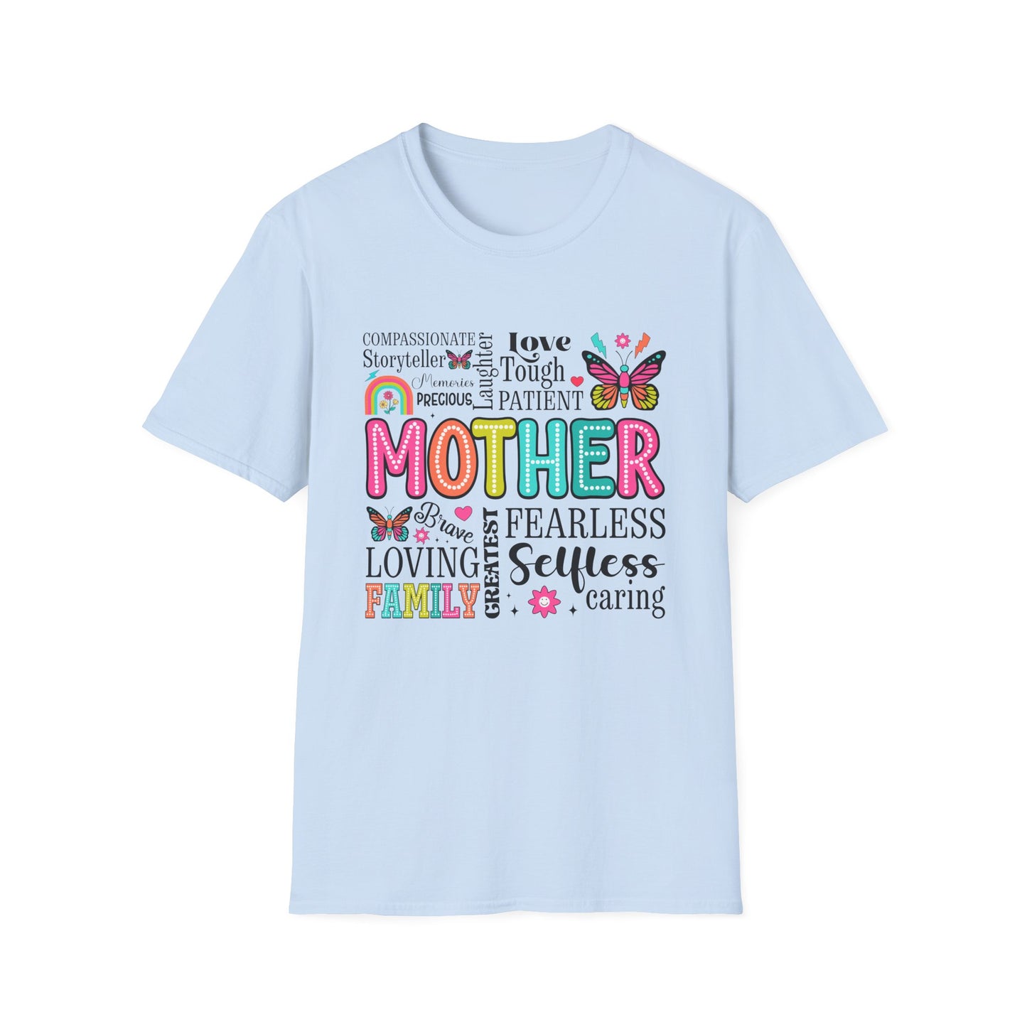 Mom Magic – Retro Rainbow Mother's Day  Softstyle T-Shirt