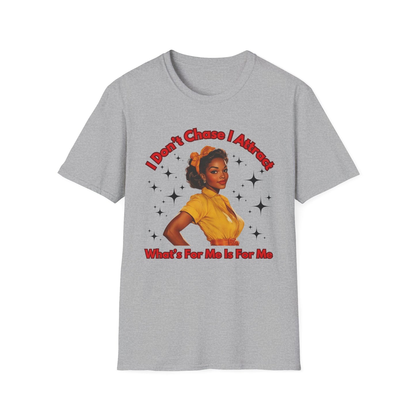 Confident Attraction Retro Tee - Empowering Tee for Confident Individuals