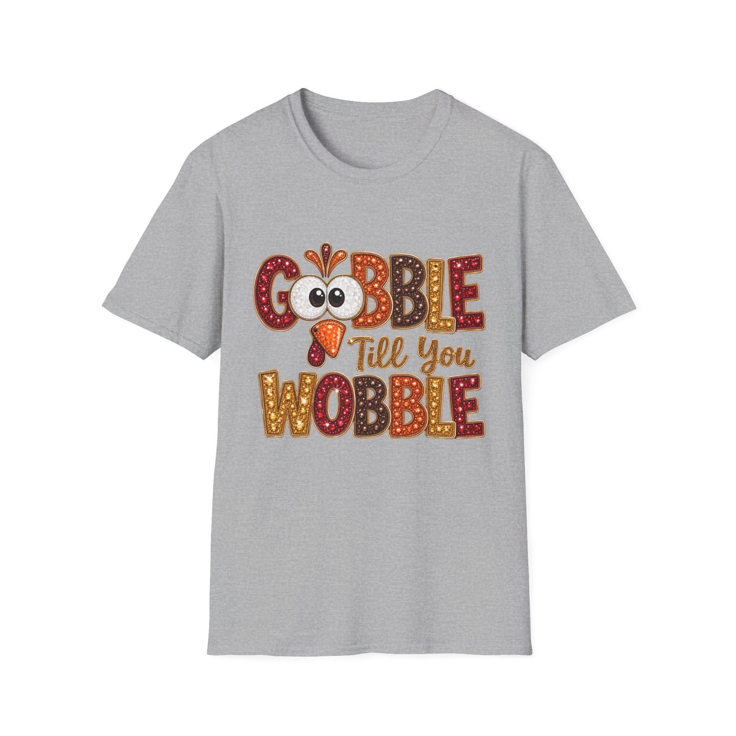 Thanksgiving 'Gobble Till You Wobble' T-Shirt