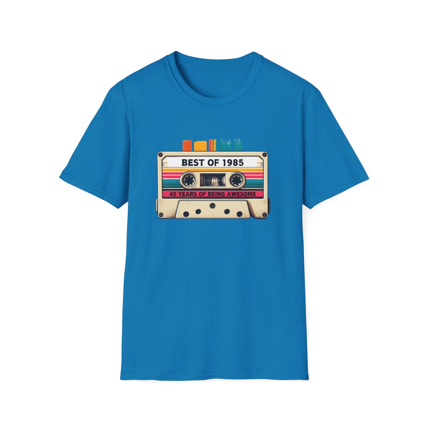 Throwback 1985 Cassette Tee – 40 Years of Greatness