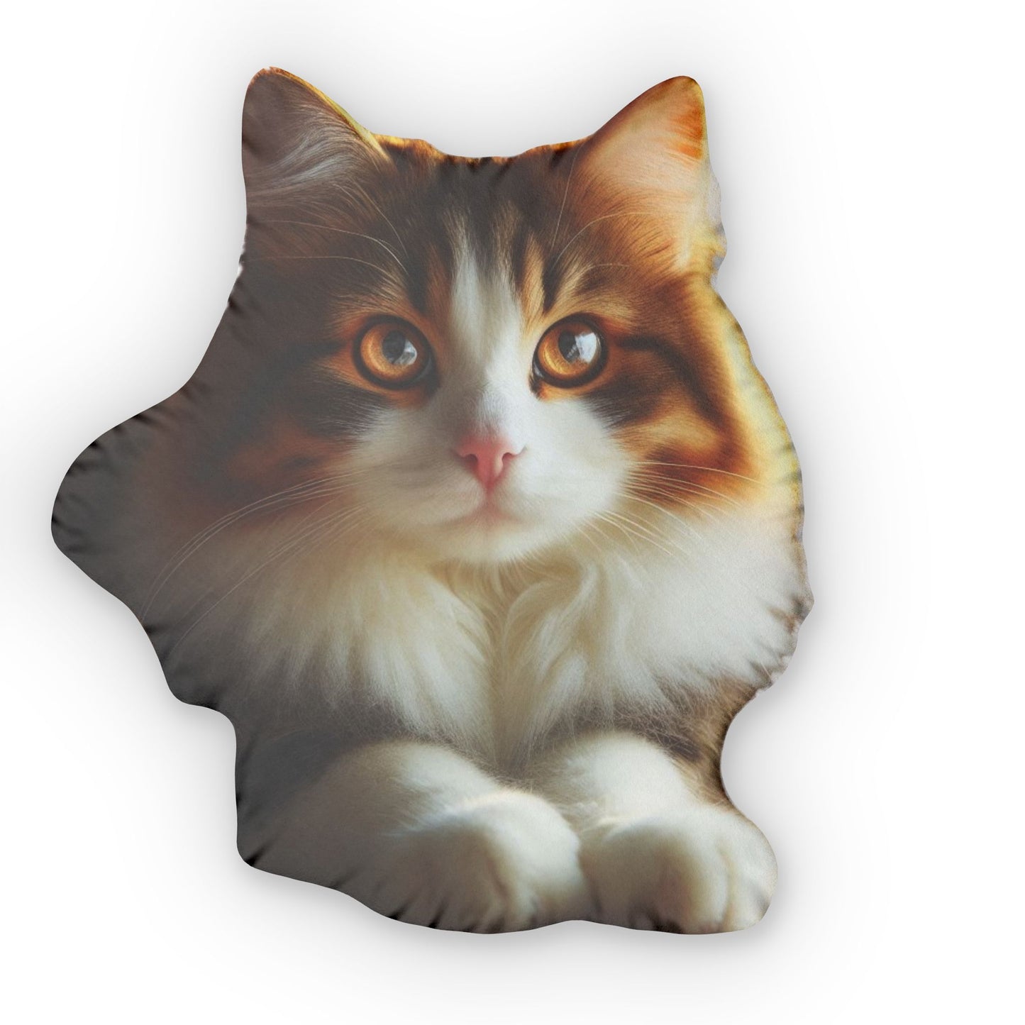 CUSTOM SHAPED CAT PILLOW