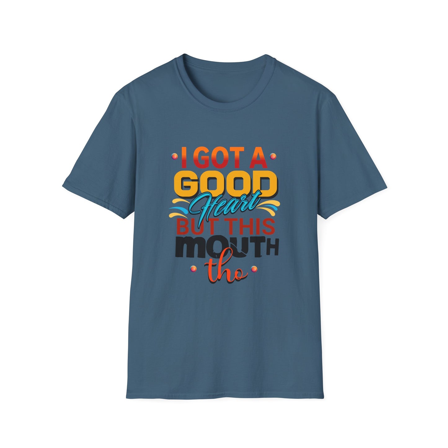 "Good Heart, Spicy Mouth – The Perfect Balance!' T-Shirt