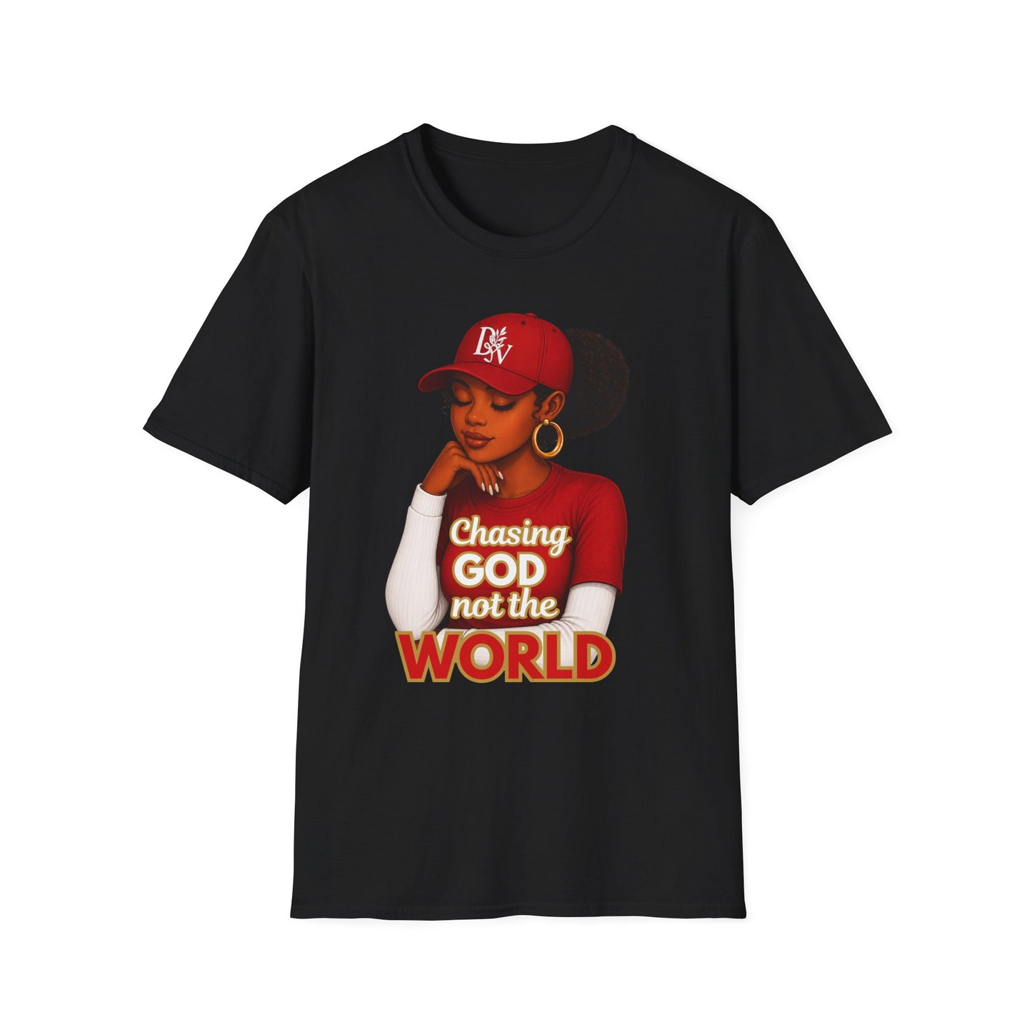 Faith-Based Graphic Tee – Chasing God Not the World