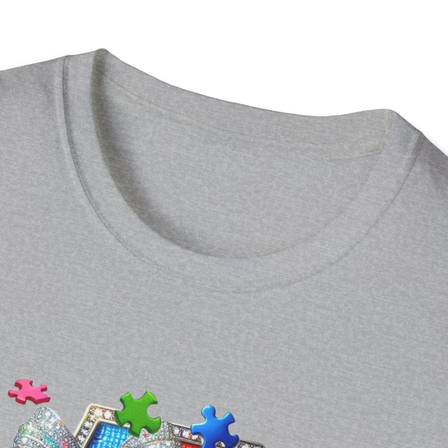"A is for Autism Awareness – Puzzle Piece Tee"