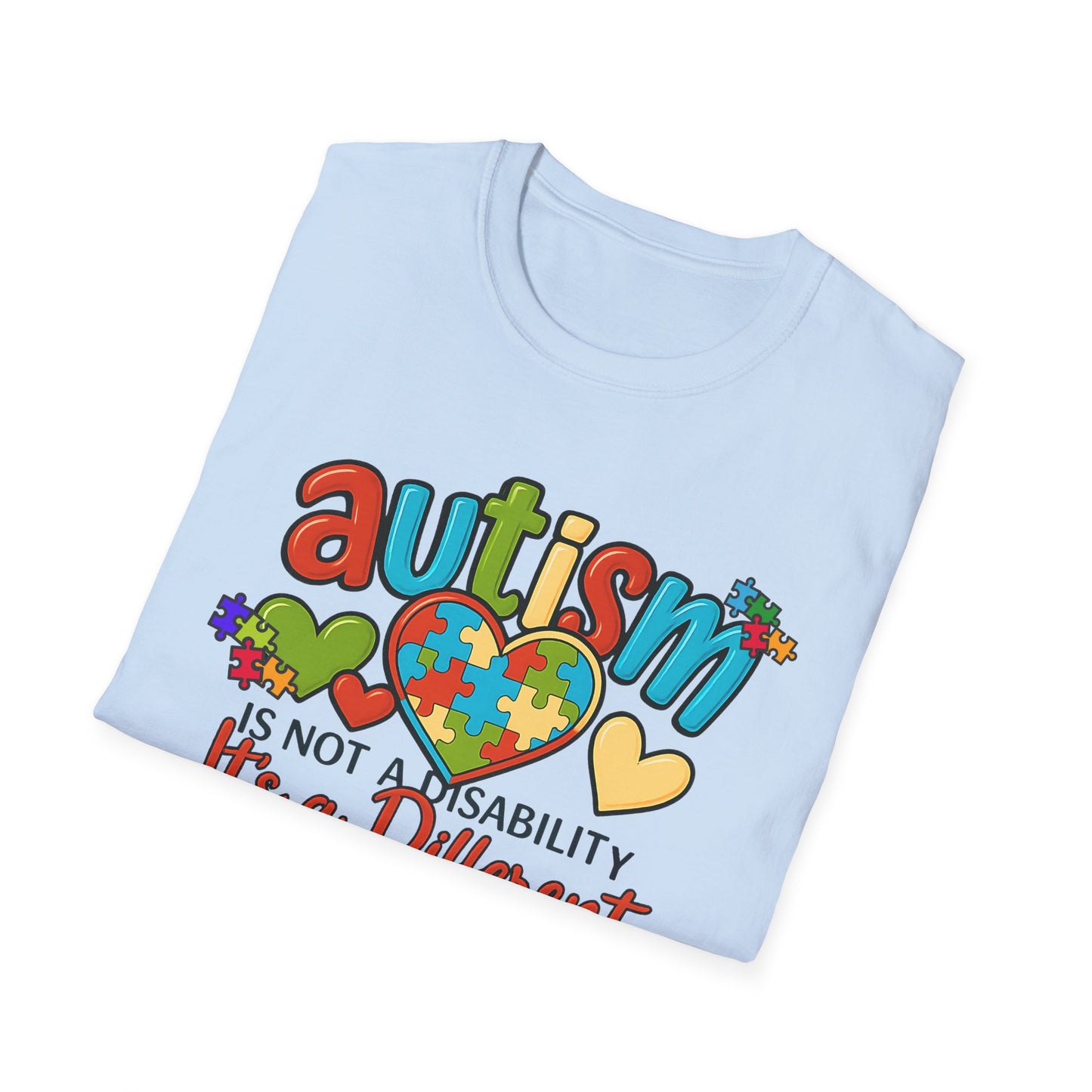 Autism Empowerment T-Shirt – Bold Puzzle Heart Statement