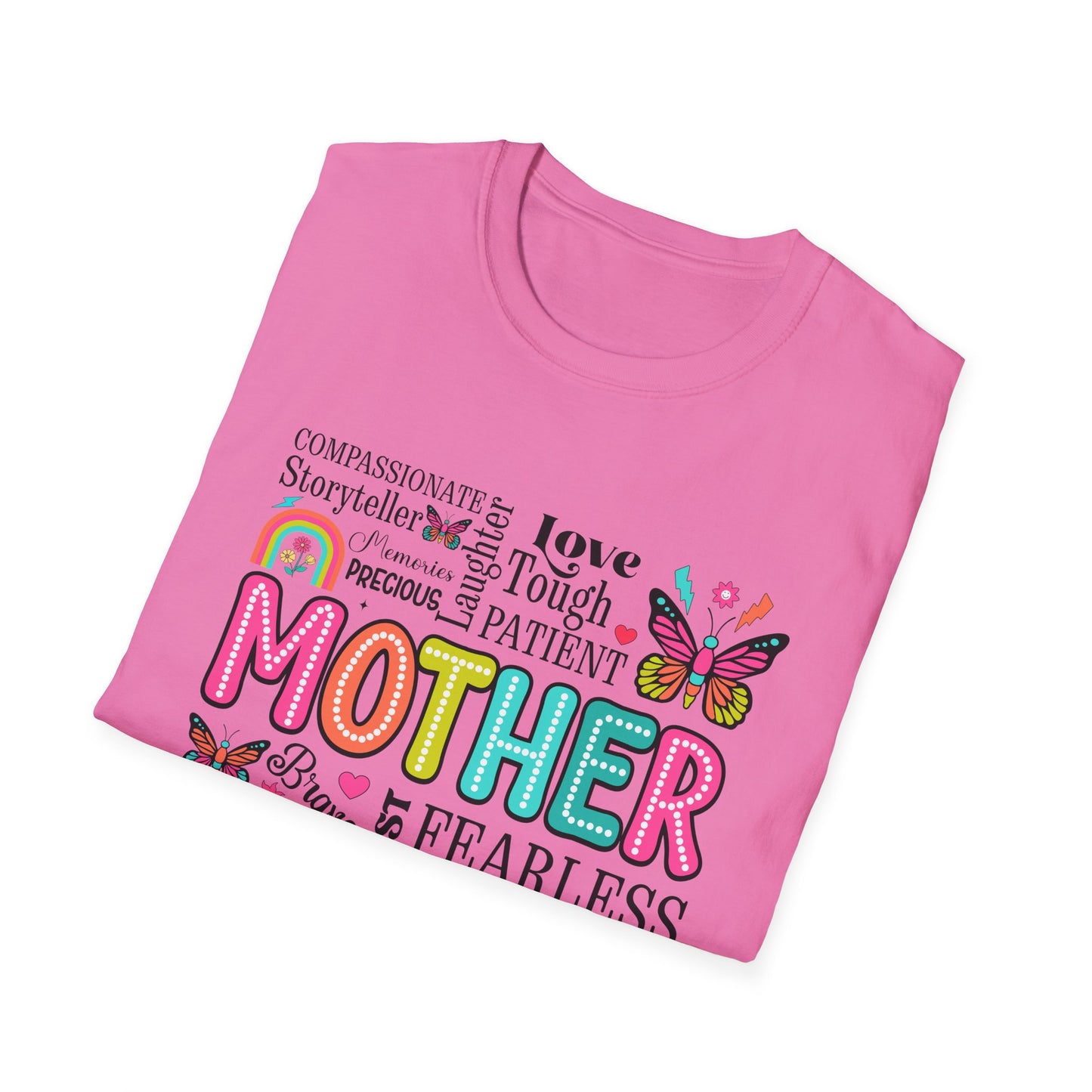 Mom Magic – Retro Rainbow Mother's Day  Softstyle T-Shirt