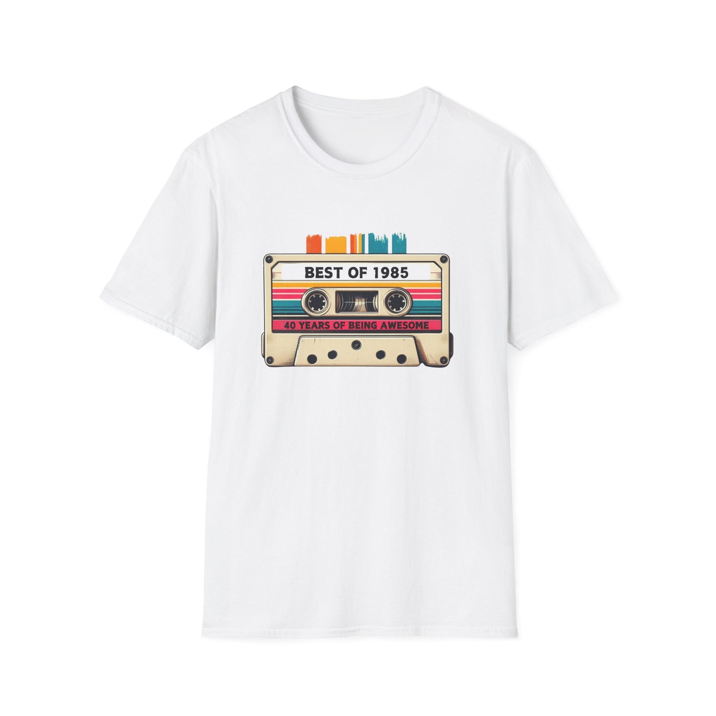 Throwback 1985 Cassette Tee – 40 Years of Greatness