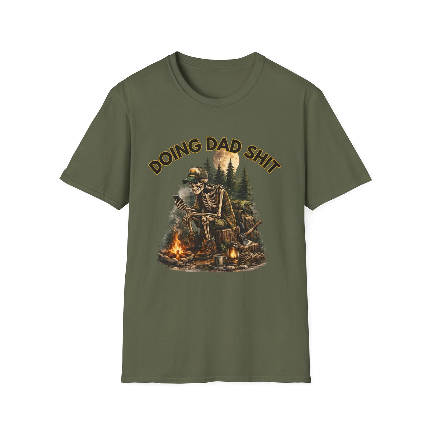Doing Dad Shit Camping T-Shirt — Funny Outdoorsman Father’s Day Tee