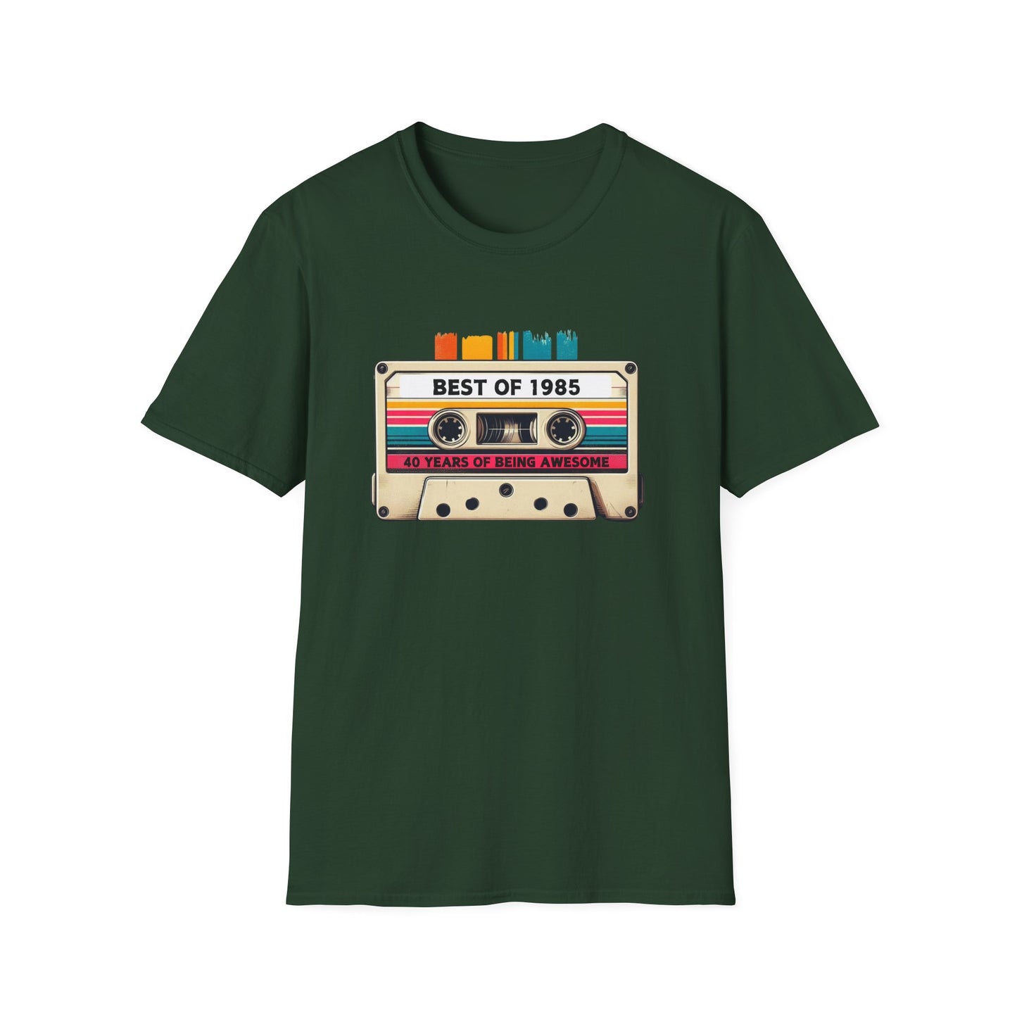 Throwback 1985 Cassette Tee – 40 Years of Greatness