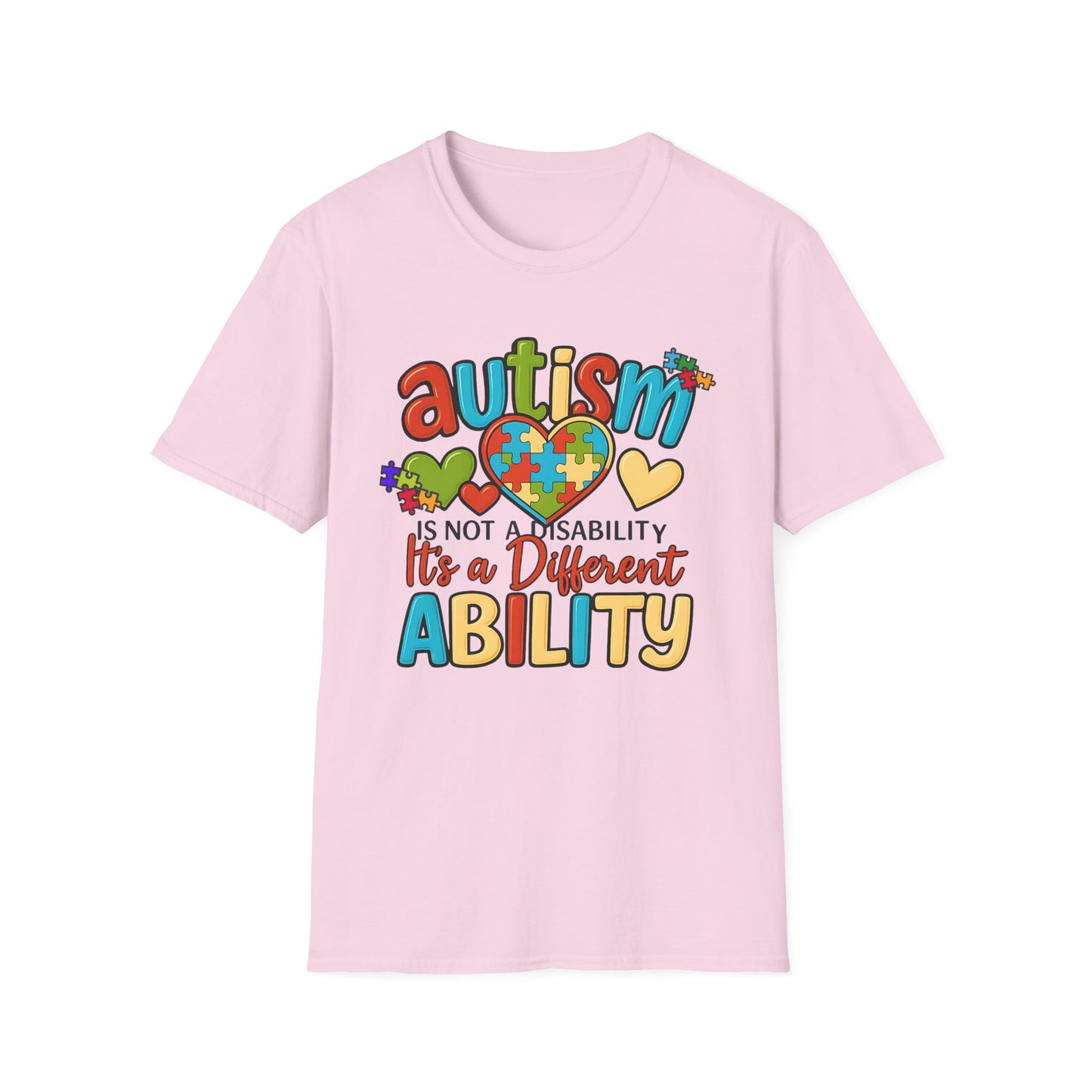 Autism Empowerment T-Shirt – Bold Puzzle Heart Statement