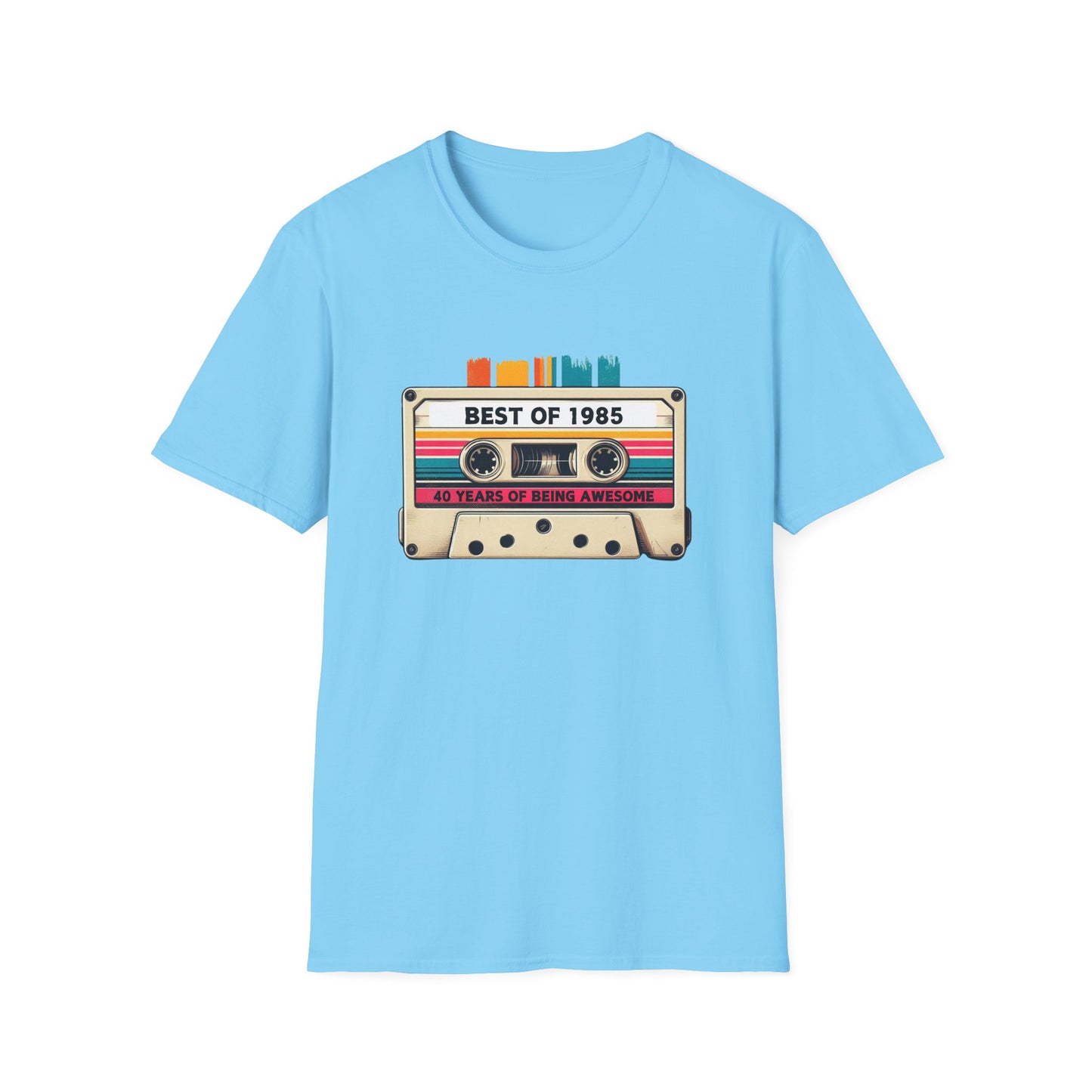 Throwback 1985 Cassette Tee – 40 Years of Greatness