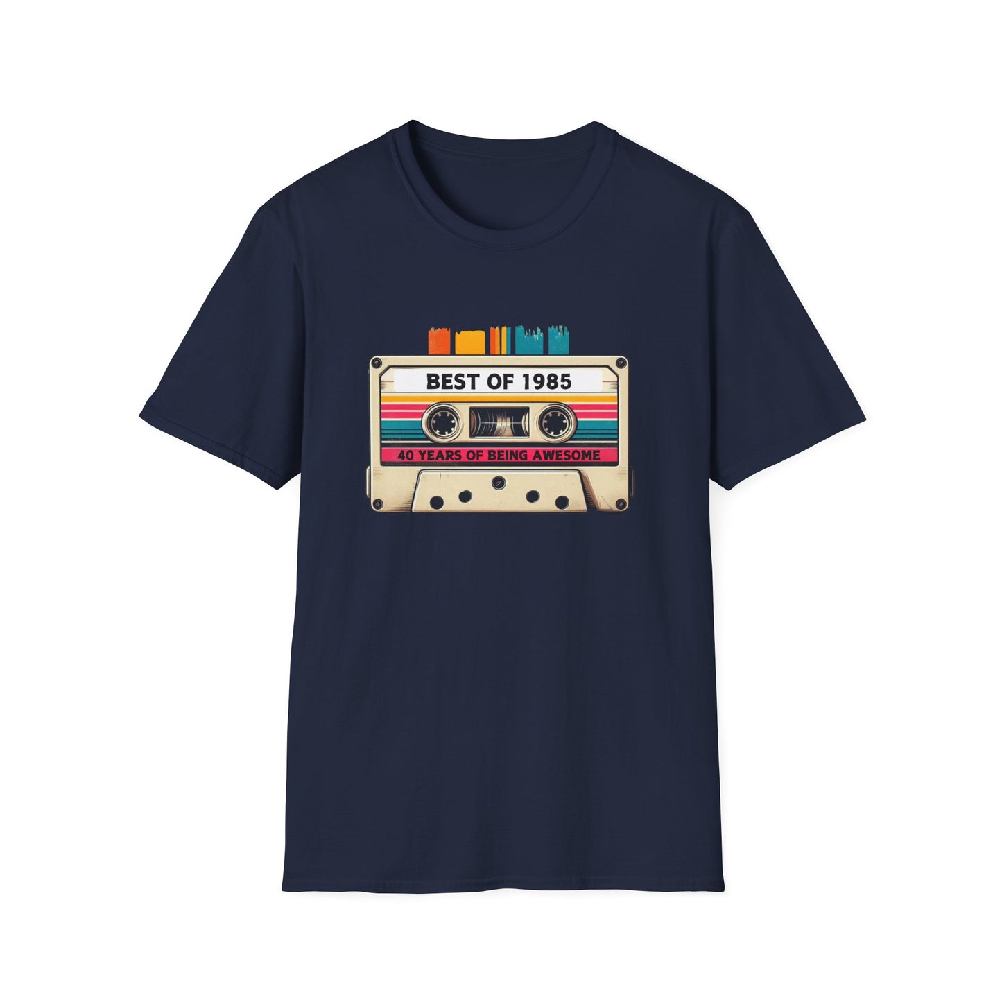 Throwback 1985 Cassette Tee – 40 Years of Greatness
