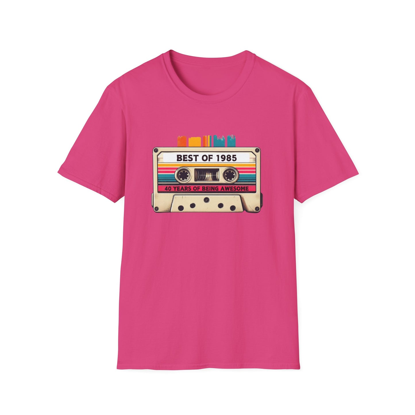 Throwback 1985 Cassette Tee – 40 Years of Greatness