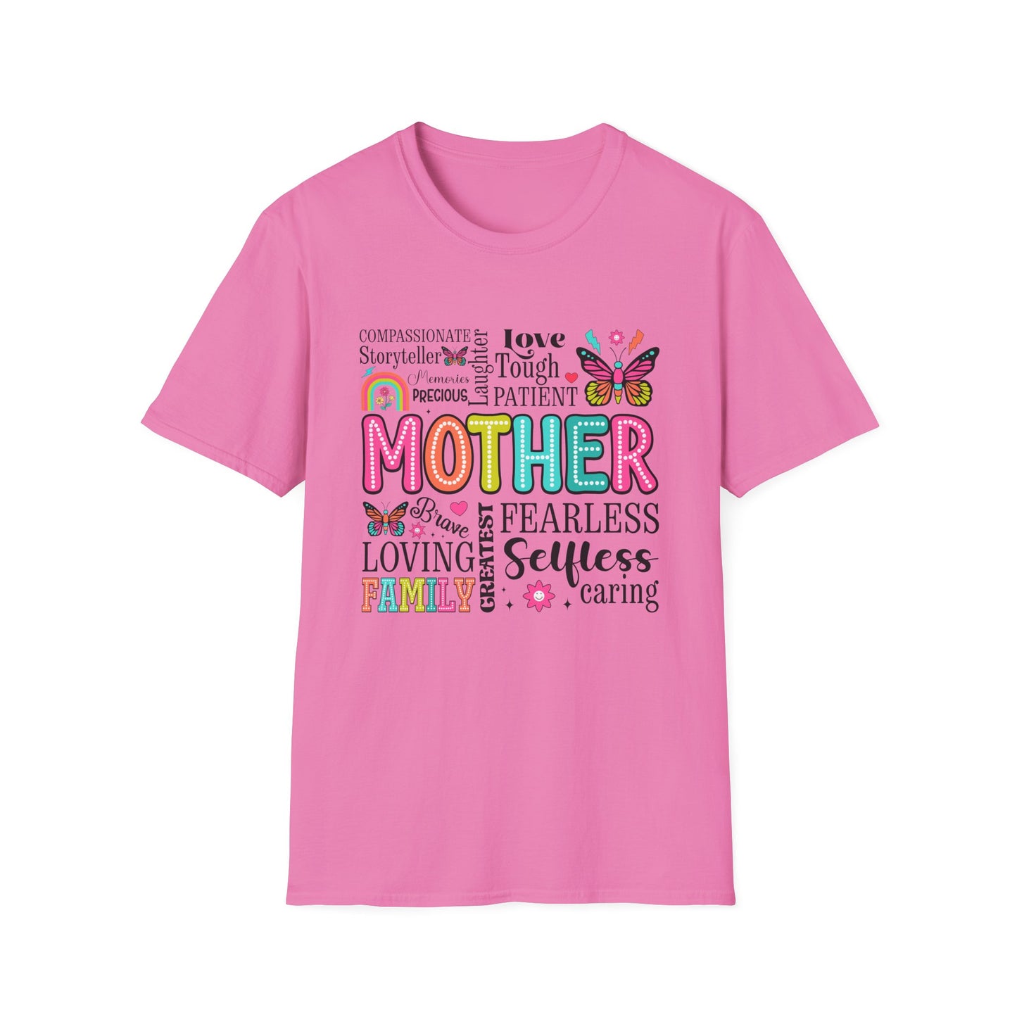 Mom Magic – Retro Rainbow Mother's Day  Softstyle T-Shirt